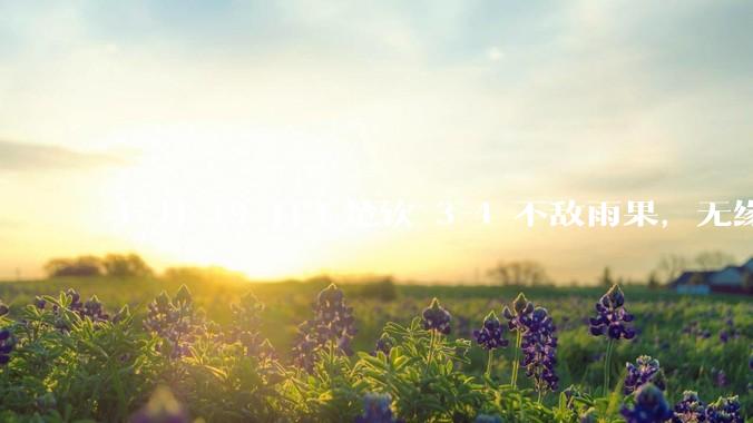 4 月 19 日王楚钦 3-4 不敌雨果，无缘世界杯男单决赛，如何评价本场比赛？
