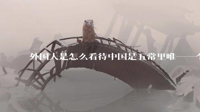 外国人是怎么看待中国是五常里唯一一个不是白人面孔的国家？
